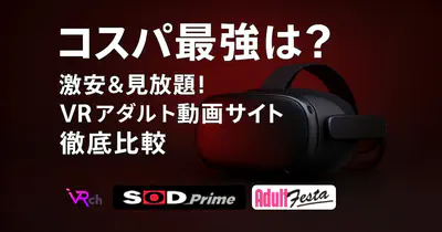 【2025年最新】VRアダルト動画サイト徹底比較!激安・見放題・高画質!コスパ最強はココだ! のサムネイル