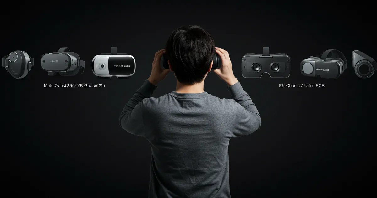 【2025年版】アダルトVRゴーグル決定版!Quest3/3S、PICO, PC VRを徹底比較!あなたに最適な一台は? のアイキャッチ画像 (thumbnail)